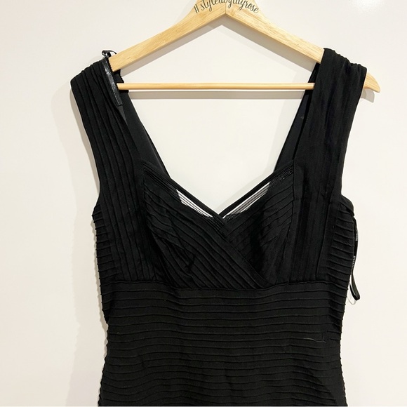 Tadashi Shoji Annika Black Long Gown Dress 6L2021L - Picture 6 of 16